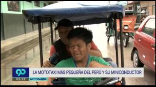 Moyobamba Conoce la historia de la mototaxi más pequeña del Perú [upl. by Tirreg]