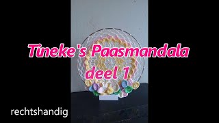 Haken  tutorial 568 Tinekes Paasmandala deel 1 [upl. by Young]