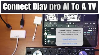 How To Connect Djay pro AI To A TV [upl. by Krefetz]