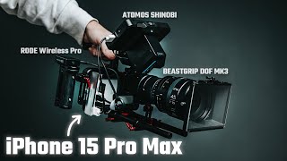 Craziest iPhone 15 Pro Rig Yet  DOF MK3 Exclusive Hands On [upl. by Kusin639]