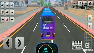 Bus Draving Simulator Game  bus simulator game  bus Draving games  King Games Play [upl. by Anivlek]