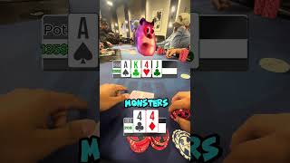 Why You Should NEVER Fold Pocket Pairs 💥🔥 poker pokervlog texasholdem shorts [upl. by Dania536]