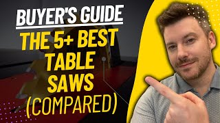 TOP 5 BEST TABLE SAWS  Table Saw Review 2023 [upl. by Neemsay]