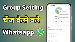 Edit Group Settings Whatsapp  Whatsapp Group Setting  Whatsapp Group Permission Settings [upl. by Bander]