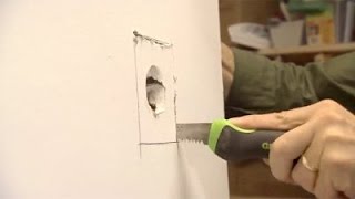 The Easy Way to Patch Holes in Drywall  Todays Homeowner with Danny Lipford [upl. by Sabella711]