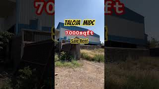 Taloja MIDC  Open Plot 7000sqft  Sale Rent  8652601787 property taloja navimumbai midc plot [upl. by Dimond]