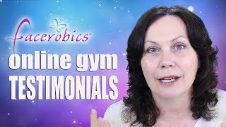 Facerobics® Face Exercise Gym Testimonials  Gym Membership Site  FACEROBICS® [upl. by Moyna]