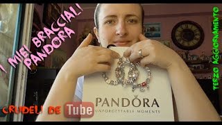 Whats on my Pandora bracelet 3 ita  Il mio bracciale Pandora 3  Pandora collection [upl. by Arabella]