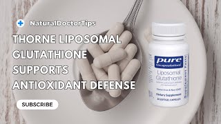 Pure Encapsulations Liposomal Glutathione Antioxidant Benefits [upl. by Hillery]