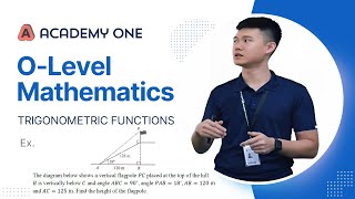 OLevel Mathematics Trigonometric Functions M4 [upl. by Farleigh]