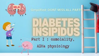 Diabetes insipidus part 1 osmolality and ADH hormone First clear your basics [upl. by Volding]