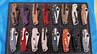 Spyderco Paramilitary 2 Collection  PM2 Sprint Run And Exclusives Knife Video [upl. by Astera]