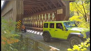 Ashtabula county covered bridge tour October 12th 2024 part 2 [upl. by Thaxter]