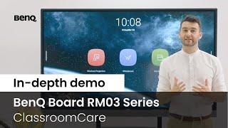 Demo BenQ Board Master RM03  ClassroomCare® [upl. by Hutchings]