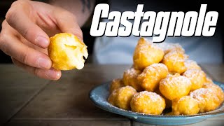 How to Make CASTAGNOLE  Italian Carnevale Dessert Recipe [upl. by Eelaroc]