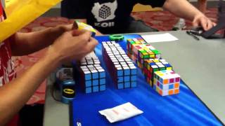 Former World Record  1717 Rubiks Cubes Blindfolded by Chester Lian [upl. by Tyne]