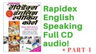 Rapidex english speaking course Part 1 [upl. by Nimzay401]