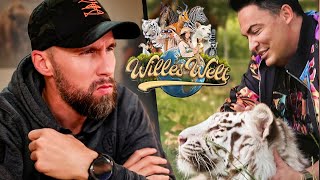 DEUTSCHER INFLUENCER KUSCHELT MIT TIGER Tierausbeutung in Willes Welt  Robert Marc Lehmann [upl. by Leyes]