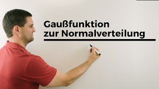 Gaussfunktion bauen zur Normalverteilung GaußVerteilung Herleitung Mathe by Daniel Jung [upl. by Anerroc481]