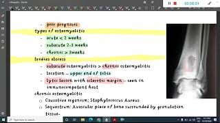 acute osteomyelitis  Orthopedics [upl. by Margette]