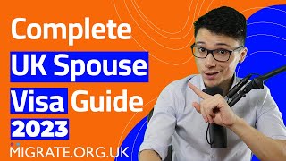 Spouse Visa UK 2023  Requirements amp Process  StepByStep Guide [upl. by Gnourt]