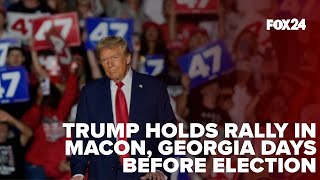 Donald Trump in Macon Georgia [upl. by Lebanna]