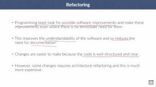 Software Engineering  C3  L7  Refactoring [upl. by Dacie]