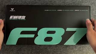 Unboxing Aula F87 Mechanical Keyboard [upl. by Geiss833]