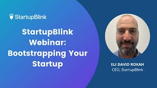 StartupBlink Webinar How to Bootstrap Your Startup [upl. by Aymahs]