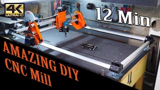 WOW DIY Large CNC Mill with 3D Print Parts That Cuts Metal Using Marlin  SimplyWiser [upl. by Lledniuq379]