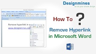 Hyperlink in Word Document [upl. by Danas]