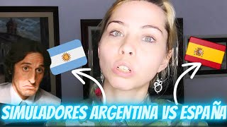 Mi opinión Los Simuladores Argentina VS España 🤔​ [upl. by Osnofla]