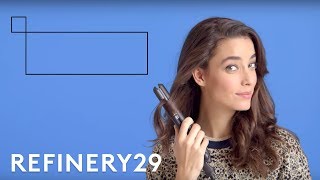 We Try 3 Different Curls With A Flat Iron  Beauty Prep School  Refinery29 [upl. by Ahsiadal]