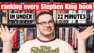 ranking EVERY Stephen King book in UNDER 22 minutes [upl. by Axe435]