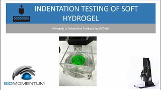 Indentation Testing of Soft Hydrogel [upl. by Congdon]