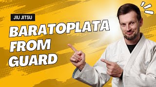 How to do Baratoplata from guard abjja bjj jiujitsu [upl. by Latif]