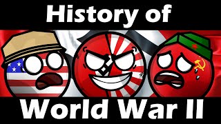 CountryBalls  History of World War II [upl. by Monney]