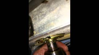 Removing Brinks door knob [upl. by Maidy]