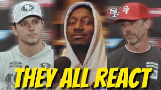 49ers Deebo Samuel Brock Purdy amp Kyle Shanahan react to Deebo’s viral complaint 👀😬 [upl. by Fischer]