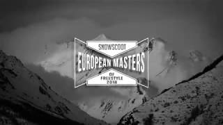 Snowscoot European Masters of freestyle 2018 [upl. by Essirahc]