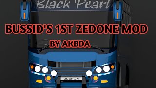 1st ZEDONE MOD IN BUSSID BY AKBDA😍 [upl. by Longo445]