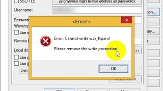 How to fix quotCannot write wcxftpiniquot error Total Commander [upl. by Lleihsad924]