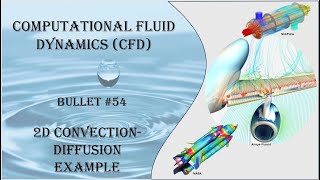 CFD Bullet 54 2D Convection Diffusion FVM Example [upl. by Mcallister]