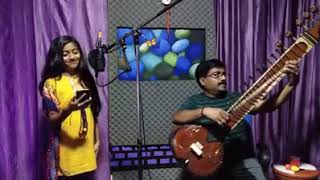 kannana kanne tamil song viswasam  girl sing in the studio awesome voice [upl. by Robinette170]