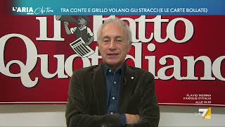 Marco Travaglio quotBeppe Grillo azzeccagarbugli mi fa tristezza se vuole prendersi un altro [upl. by Kolivas]