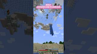 MI NOVIA ME ENSEÑA LA GRAVEDAD EN MINECRAFT minecraft ahorts gaming [upl. by Sarazen390]