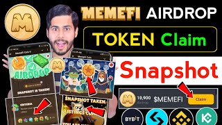 Memefi Airdrop Snapshot Taken 🔥 memefi new update memefi token memefi listing date memefi price [upl. by Reyotal924]