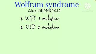 Wolfram syndrome  ophthalmology [upl. by Willard]