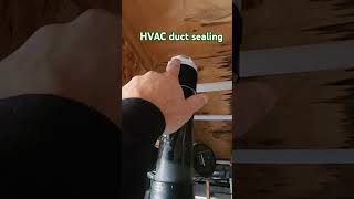 HVAC duct sealing hvac hvaclife [upl. by Hinze815]