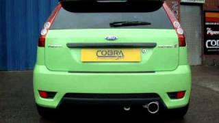 Ford Fiesta Mk6 Zetec S Performance Exhaust by Cobra Sport Exhausts [upl. by Acirdna]